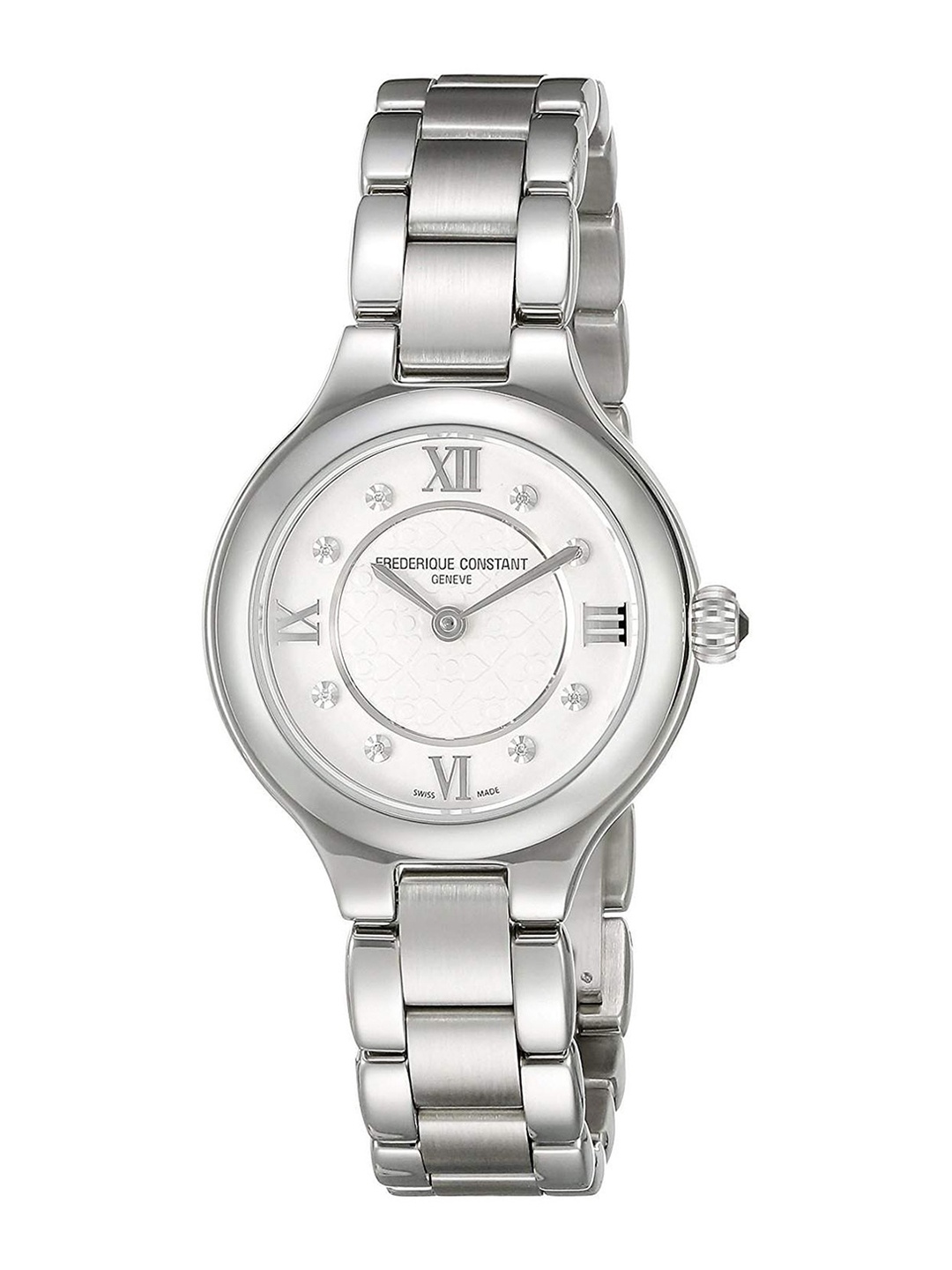Frederique Constant Women Silver-Toned Embellished Dial Watch FC-200WHD1ER36B-Silver
Frederique Constant Women Silver-Toned Embellished Dial Watch FC-200WHD1ER36B-Silver
