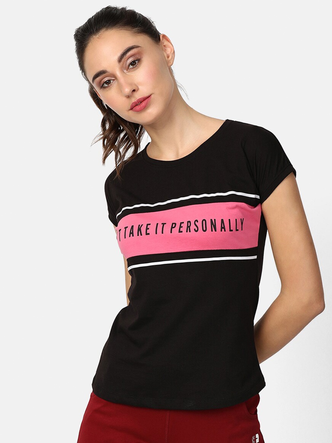 V2 Value & Variety Black Regular Top
