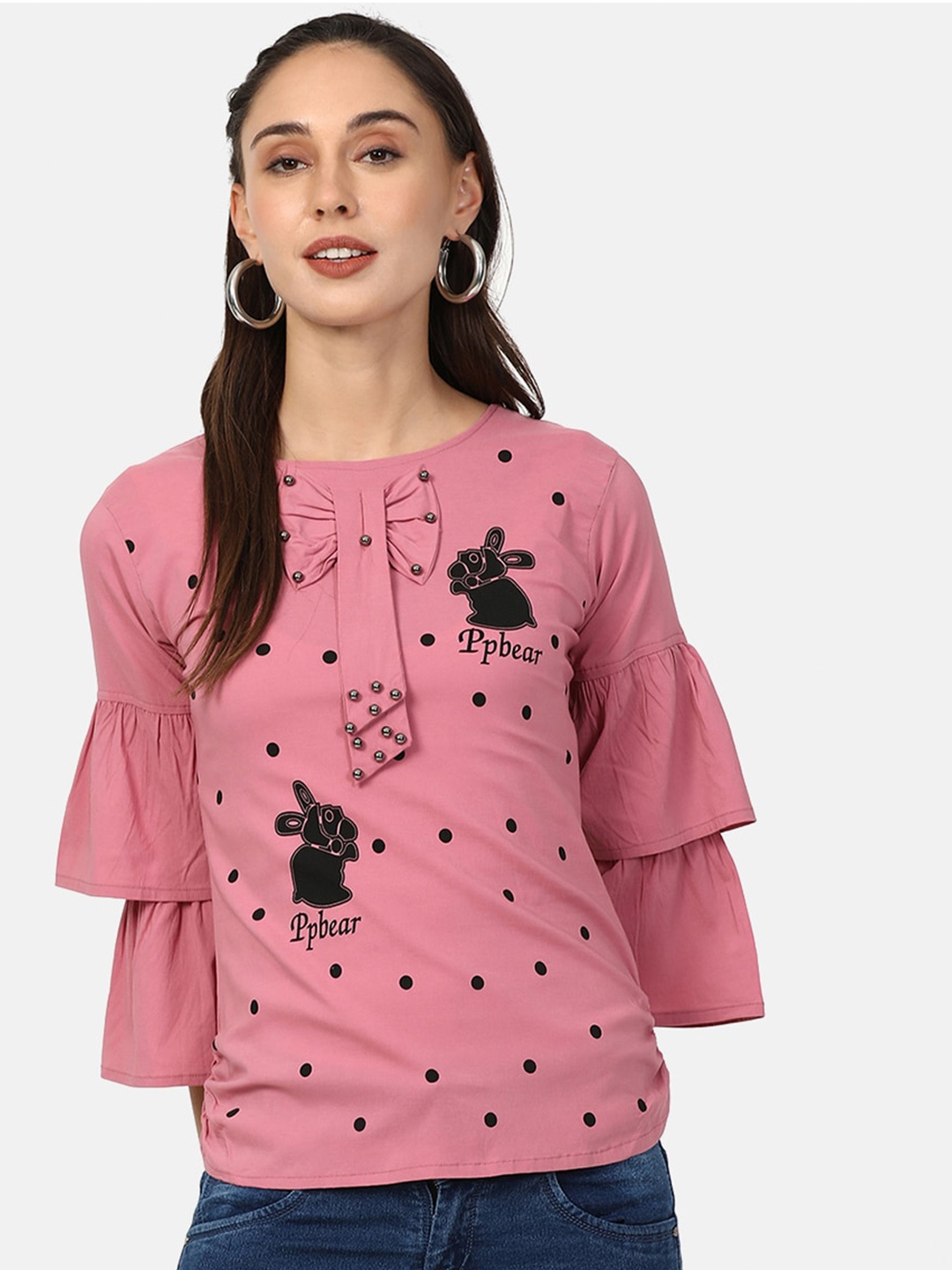 V2 Value & Variety Pink Regular Top