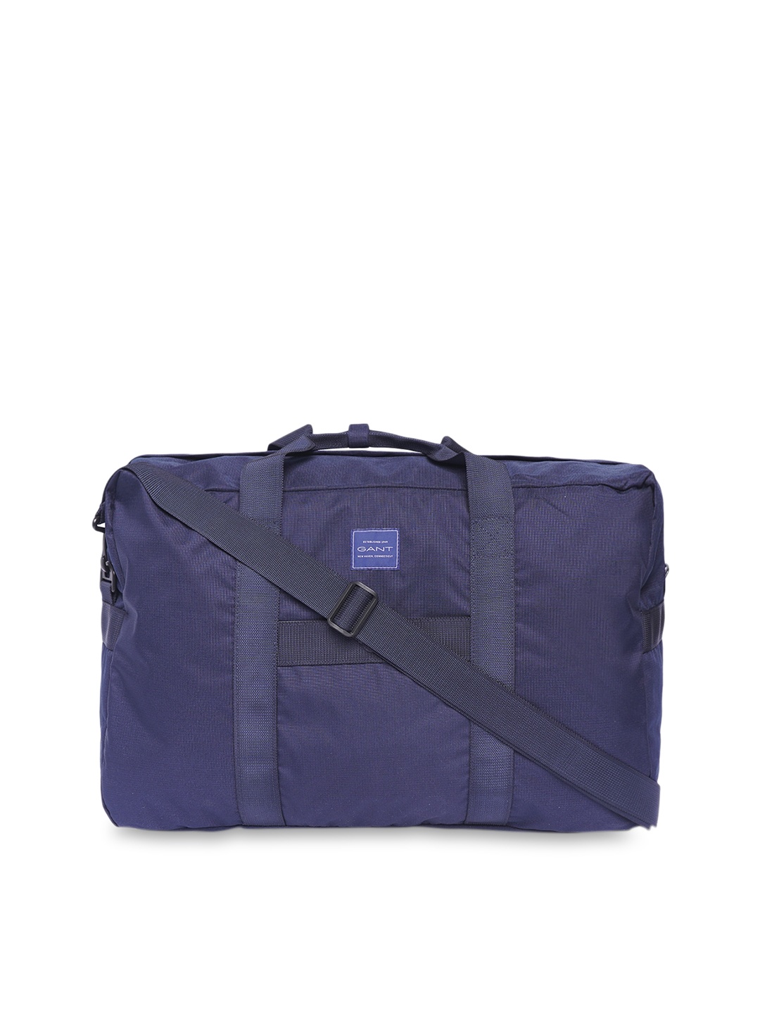 GANT Men Navy Blue Solid Duffle Bag