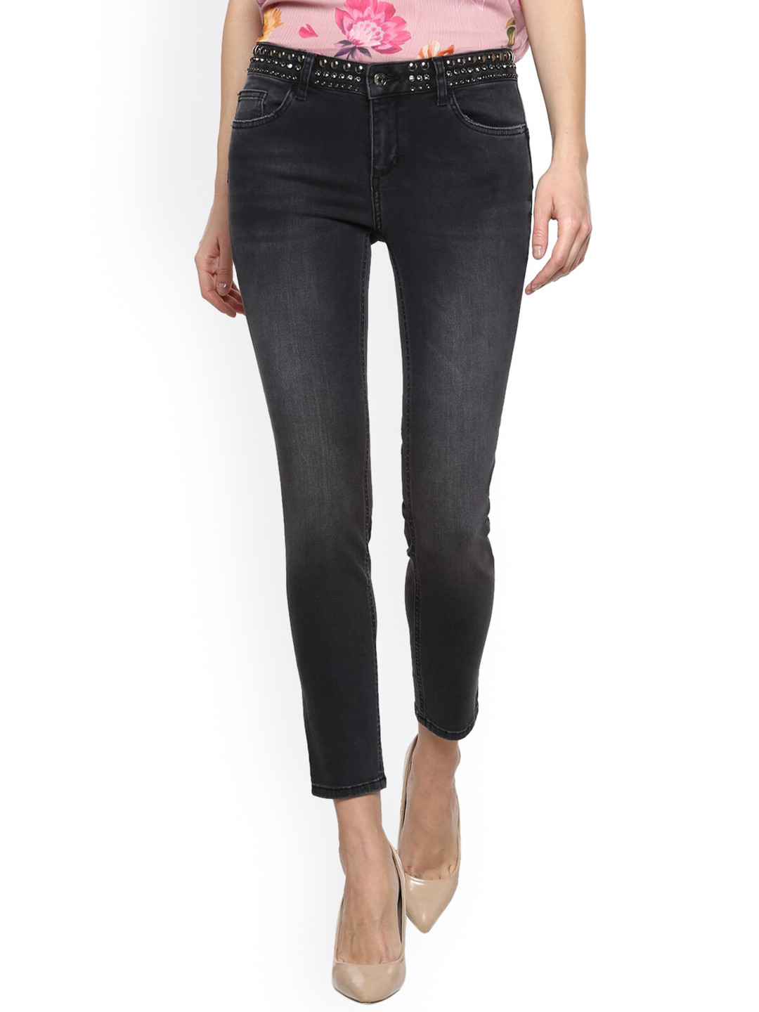 LIU JO Women Black Skinny Fit Jeans 
LIU JO Women Black Skinny Fit Jeans