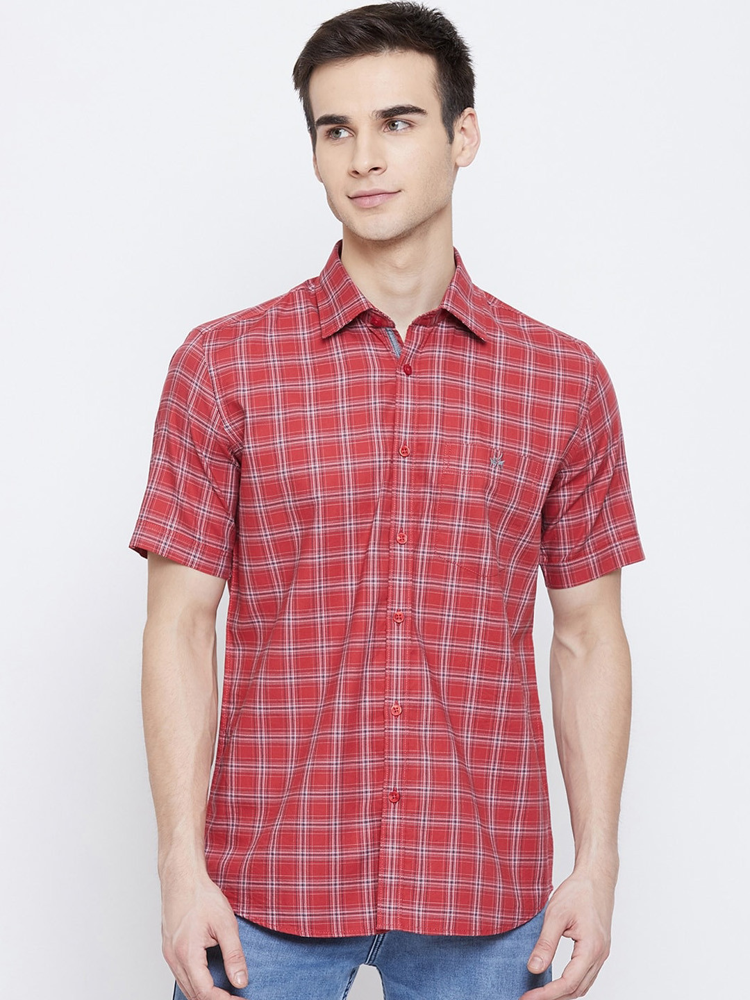 Crimsoune Club Men Red Slim Fit Checked Casual Shirt
Crimsoune Club Men Red Slim Fit Checked Casual Shirt