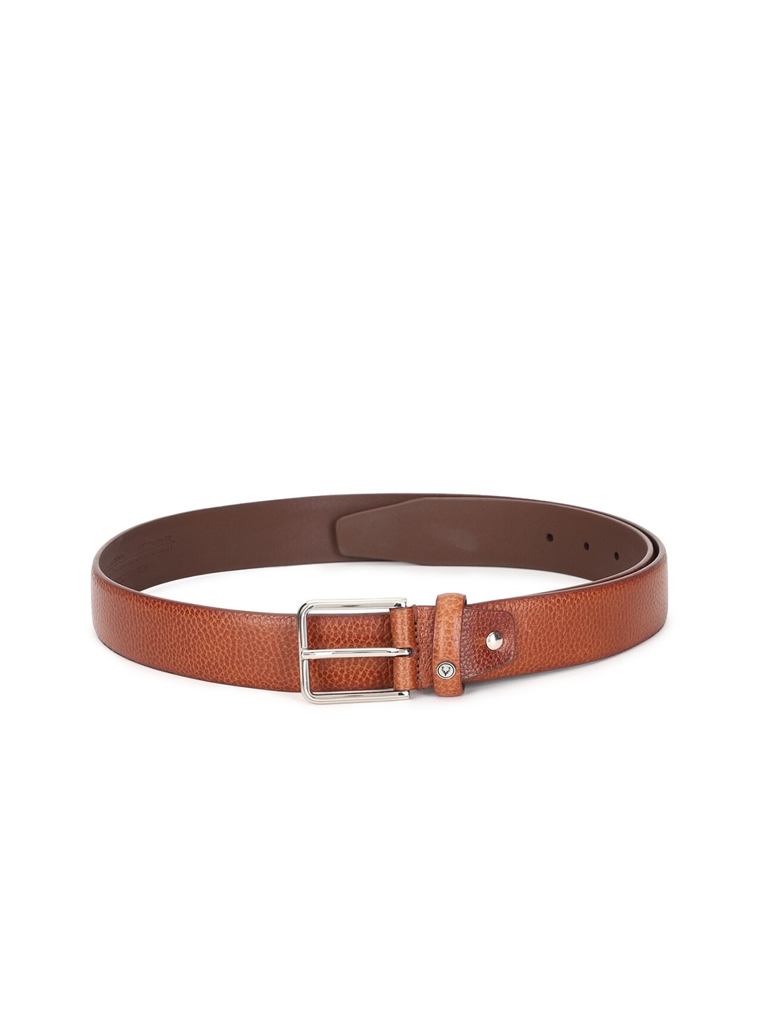 Allen Solly Men Brown Textured PU Formal Belt