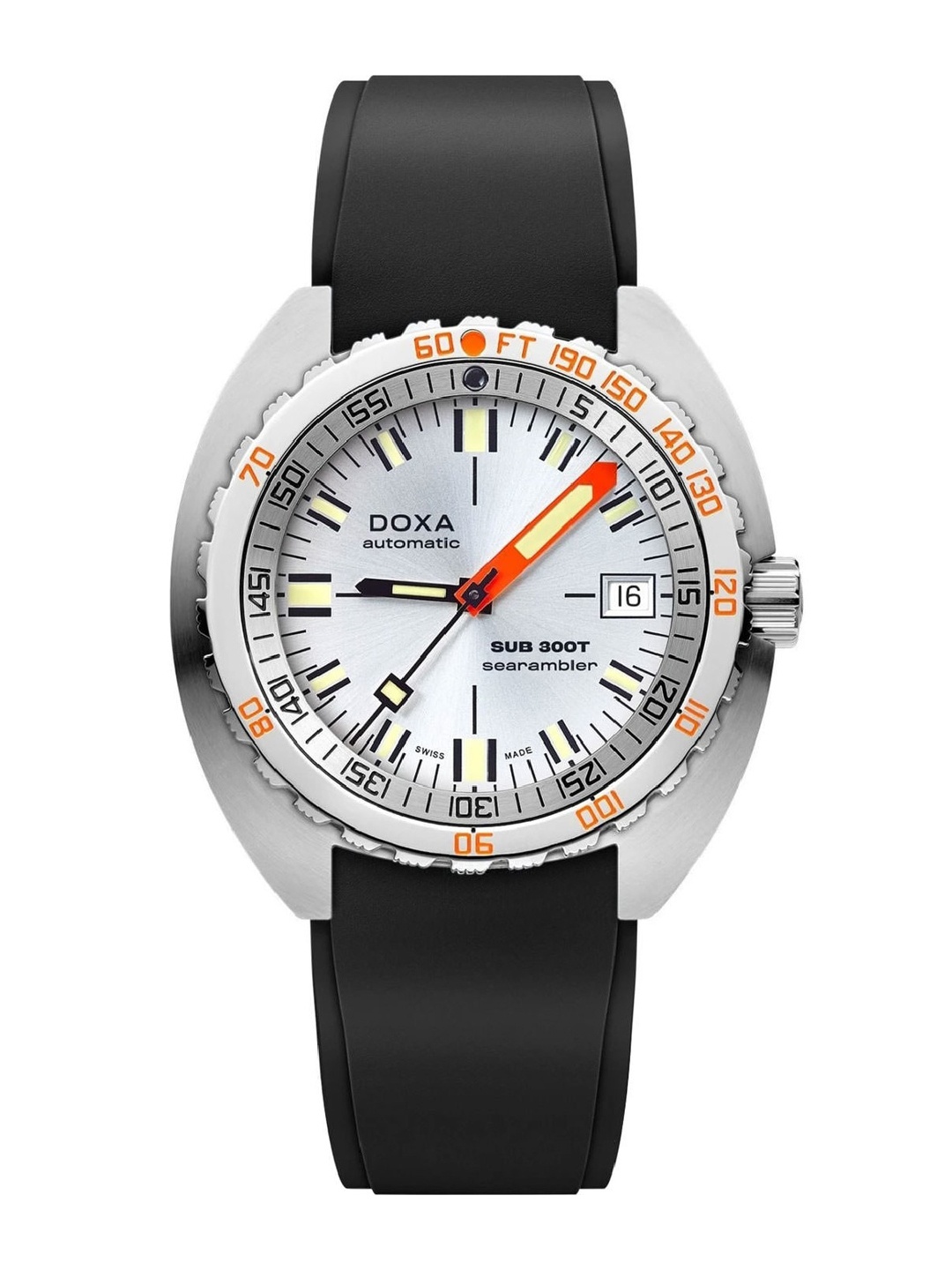 DOXA Men Silver-Toned Printed Dial Automatic Motion Powered Watch 840.10.021.20-Silver
DOXA Men Silver-Toned Printed Dial Automatic Motion Powered Watch 840.10.021.20-Silver