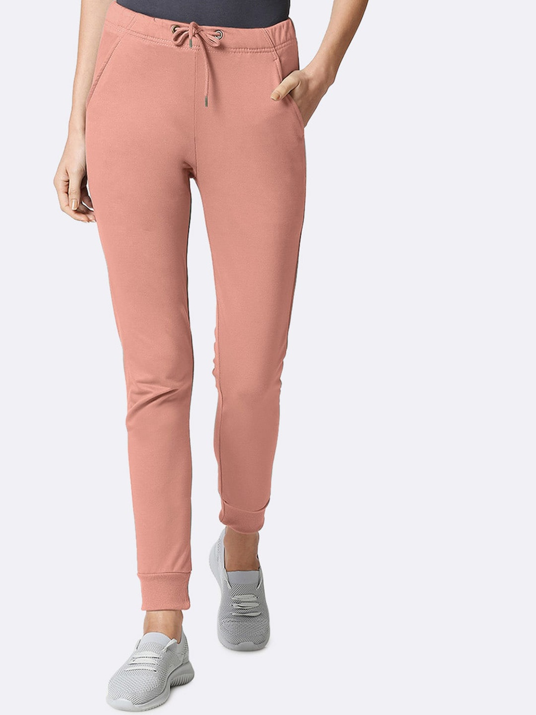 Bewakoof Women Pink Casual Joggers