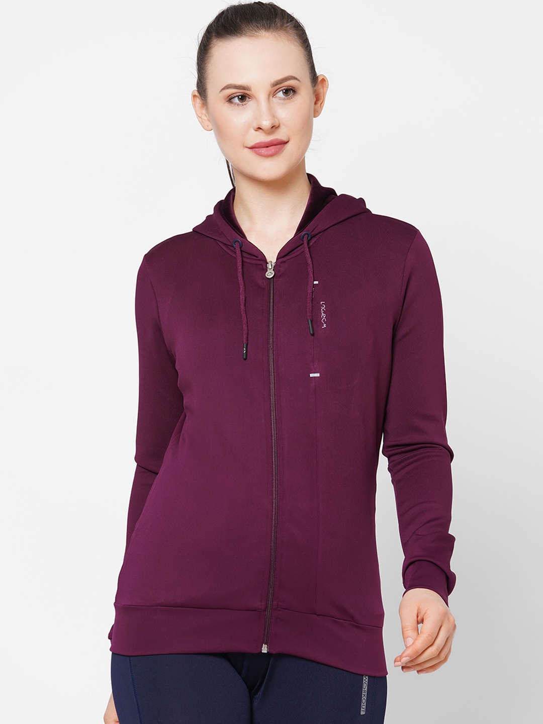 Sweet Dreams Women Burgundy Hooded Sweatshirt