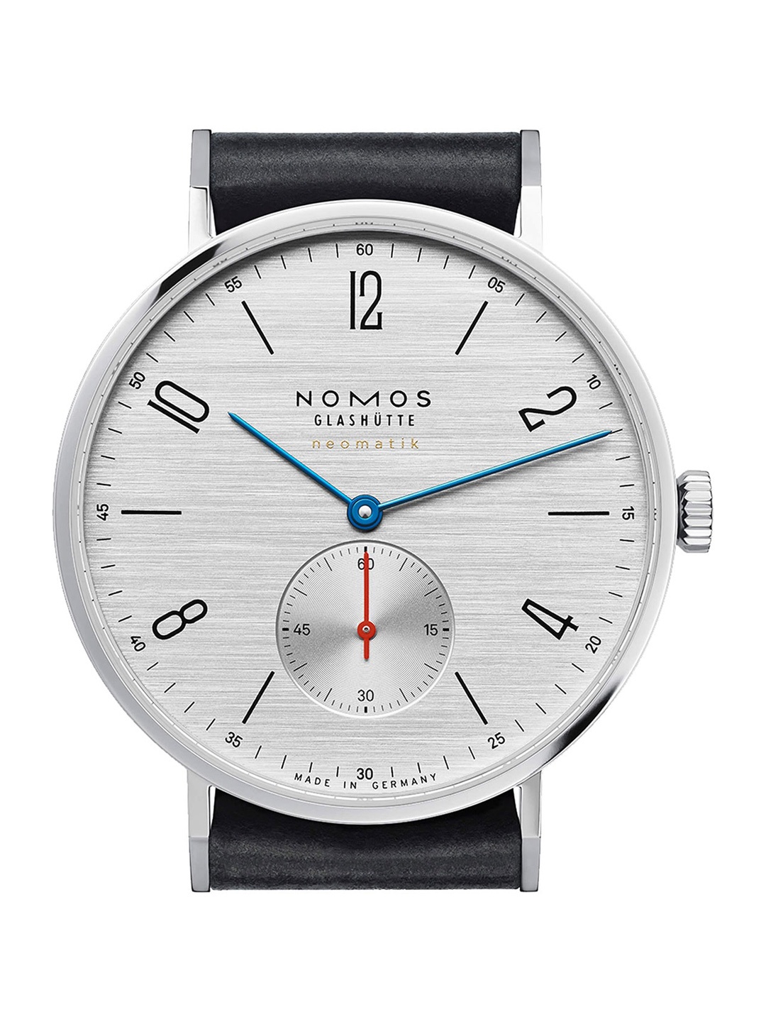 Nomos Glashutte Men Silver Toned Dial & Black Leather Straps Analogue Watch 141
Nomos Glashutte Men Silver Toned Dial & Black Leather Straps Analogue Watch 141
