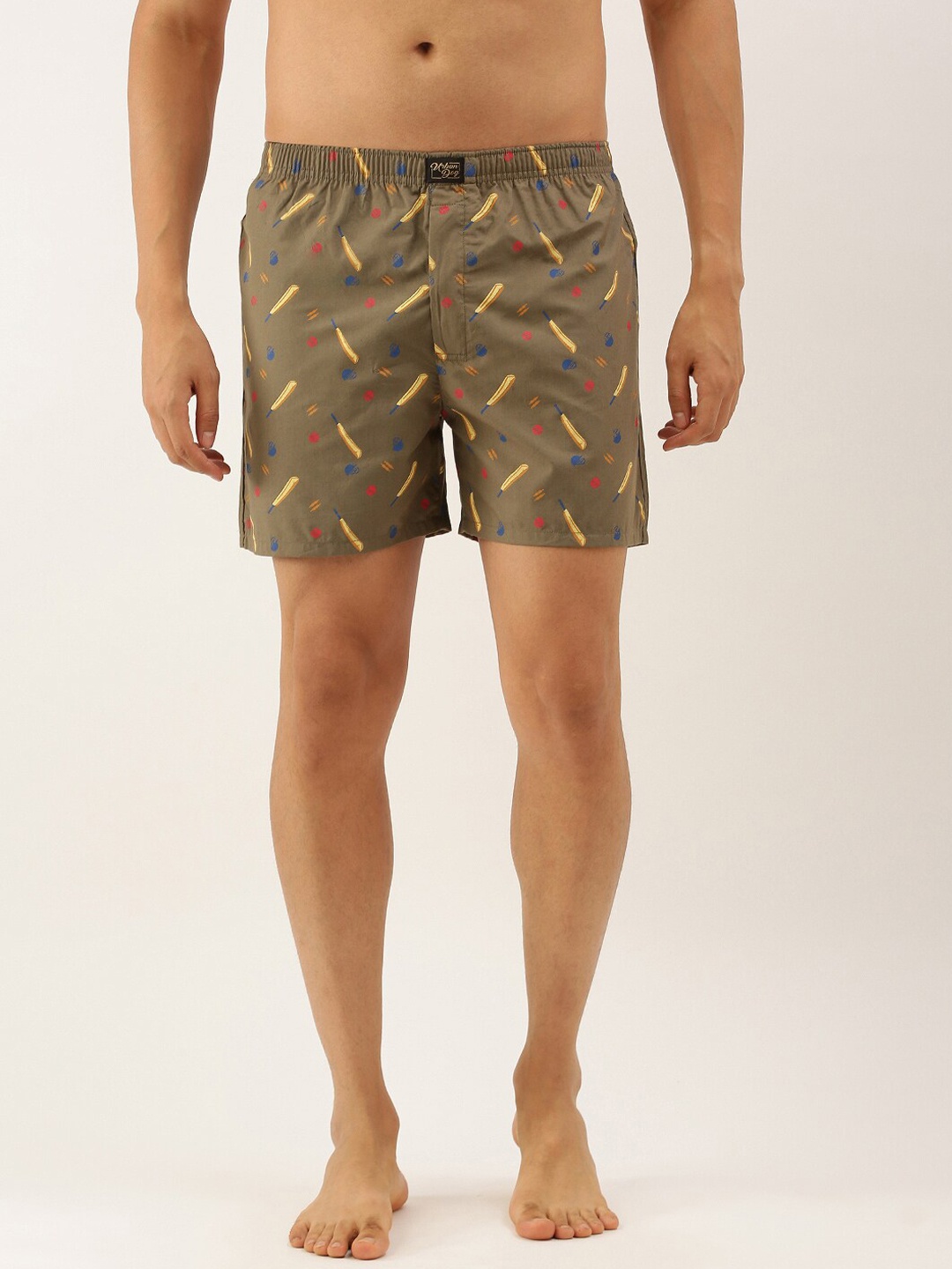Urban Dog Men Assorted Printed Cotton Boxers UDBX406