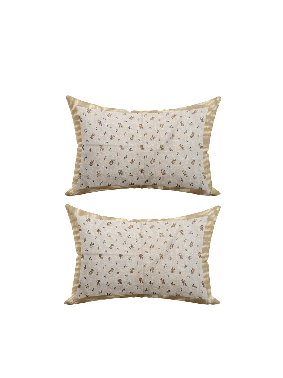 Kuber Industries Set Of 2 Cream-Coloured & White Floral Printed Cotton Pillow Covers
Kuber Industries Set Of 2 Cream-Coloured & White Floral Printed Cotton Pillow Covers