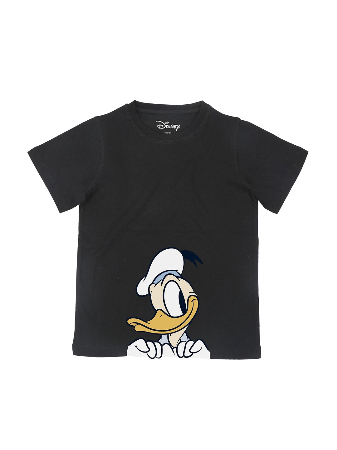 Disney by Wear Your Mind Boys Black Donald Duck Graphic Printed Cotton Pure Cotton T-shirt
Disney by Wear Your Mind Boys Black Donald Duck Graphic Printed Cotton Pure Cotton T-shirt
