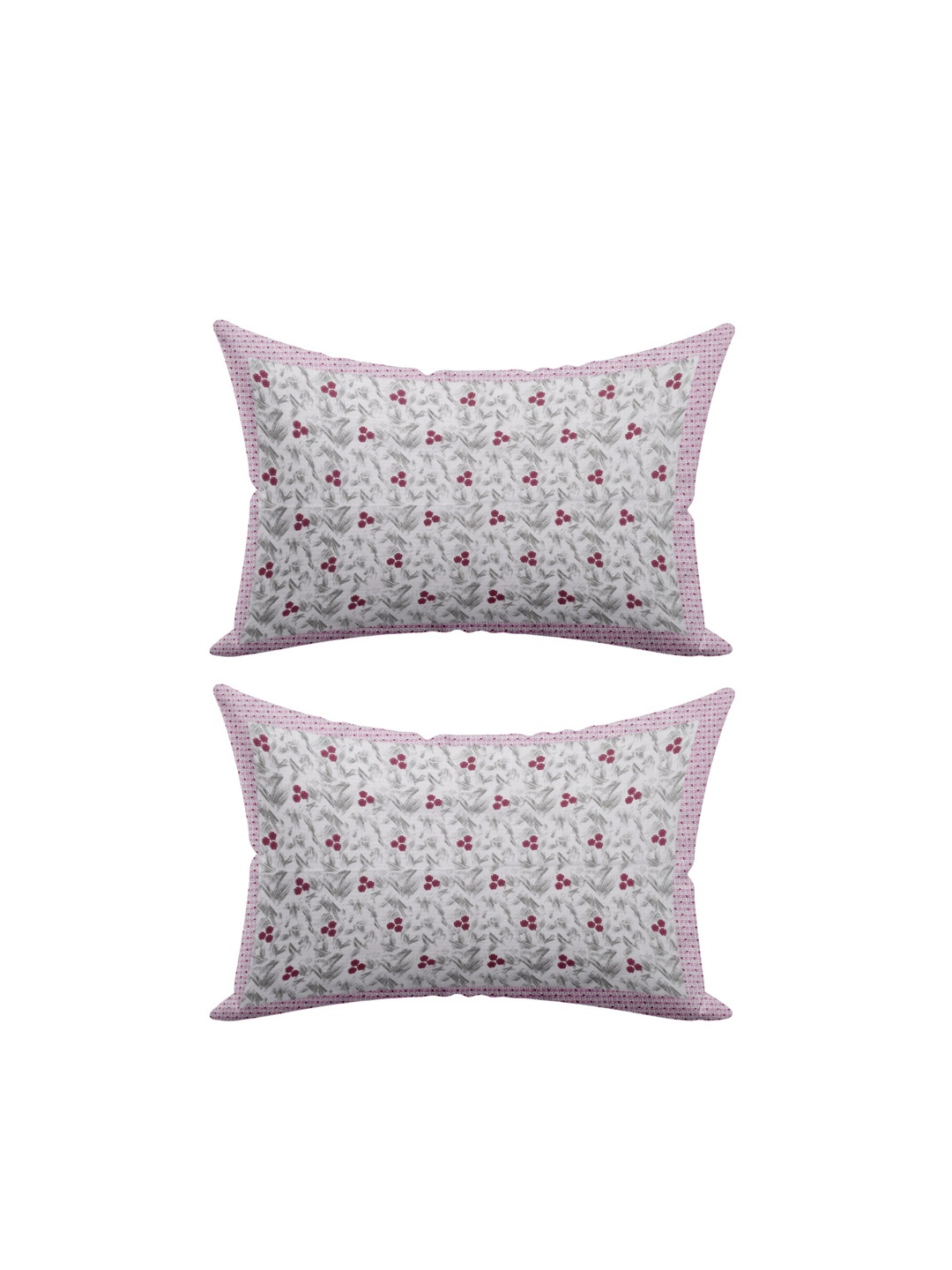Kuber Industries Set Of 2 Pink & Grey Floral Printed Cotton Rectangular Pillow Covers
Kuber Industries Set Of 2 Pink & Grey Floral Printed Cotton Rectangular Pillow Covers