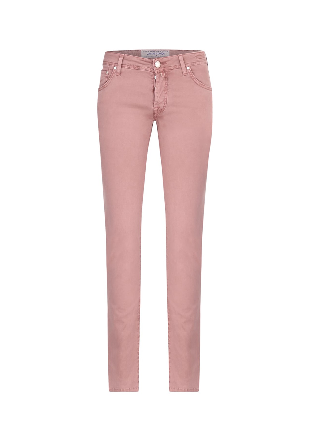 Jacob Cohen Men Pink Solid Mid Rise Jeans