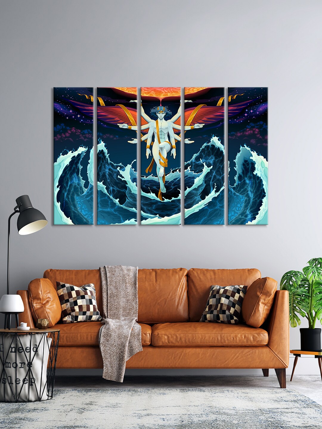 999Store Set Of 5 Navy-Blue & Orange Art Representing A Quiet Mind Over The Chao Item Art Wall Art Frames
999Store Set Of 5 Navy-Blue & Orange Art Representing A Quiet Mind Over The Chao Item Art Wall Art Frames