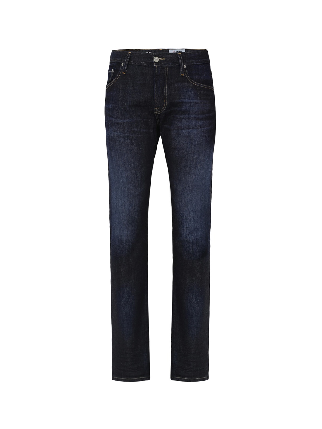Adriano Goldschmied Men Navy Blue Straight Fit Light Fade Jeans