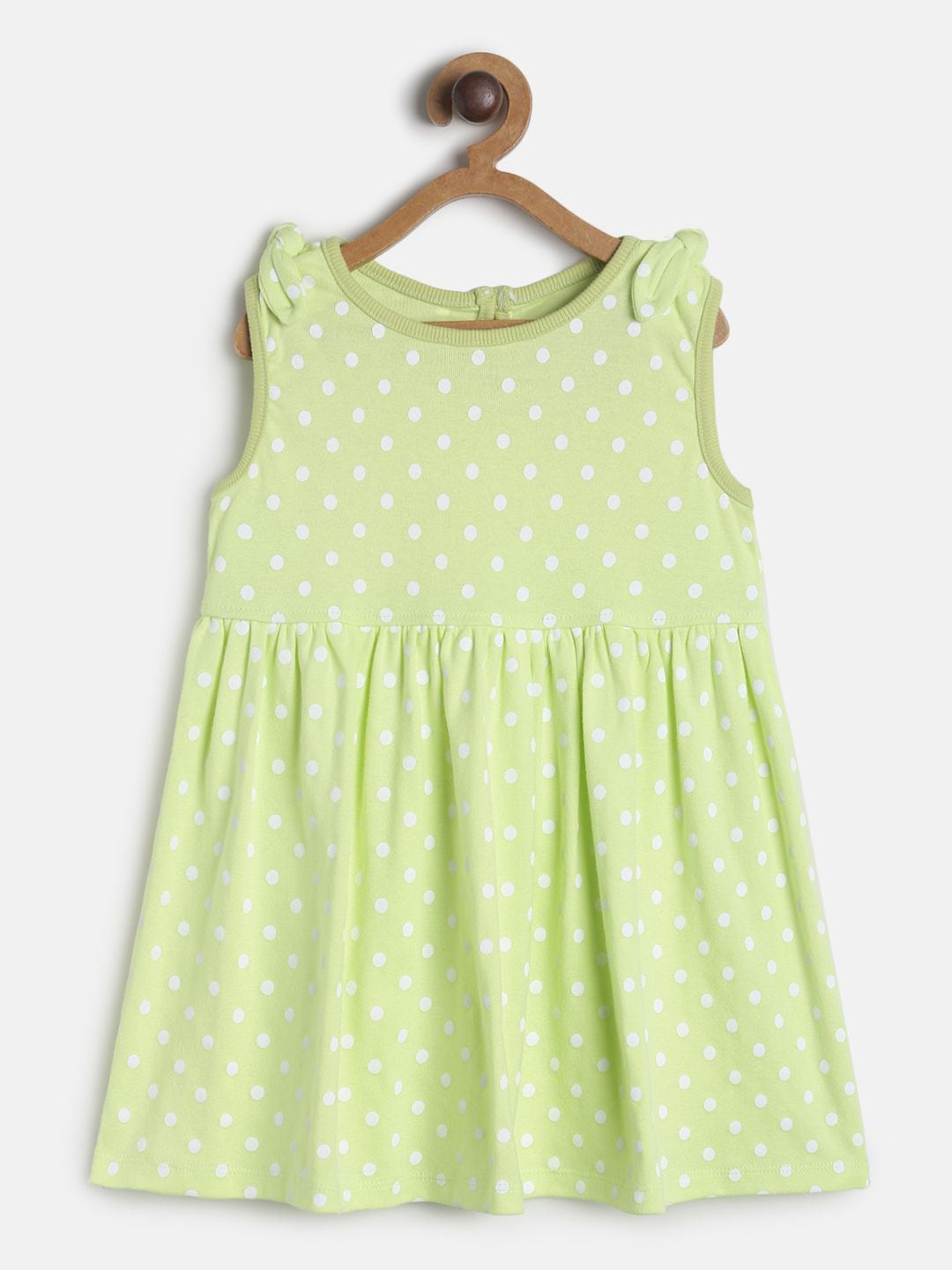 MINI KLUB Girls Green & White Polka Dots Dress, Lime green
MINI KLUB Girls Green & White Polka Dots Dress, Lime green