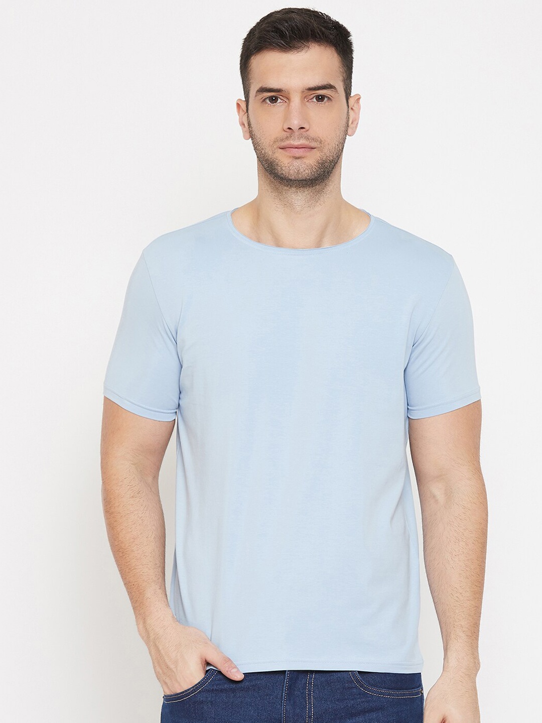 QUBIC Men Blue T-shirt