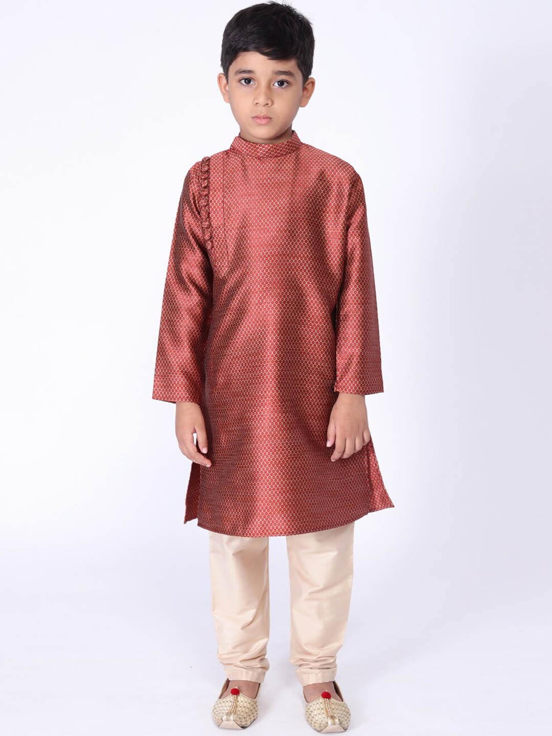 TABARD Boys Red Kurta