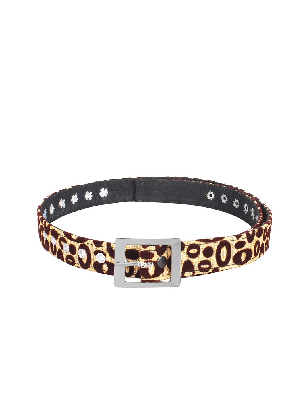 Swiss Design Women Brown Printed Belt