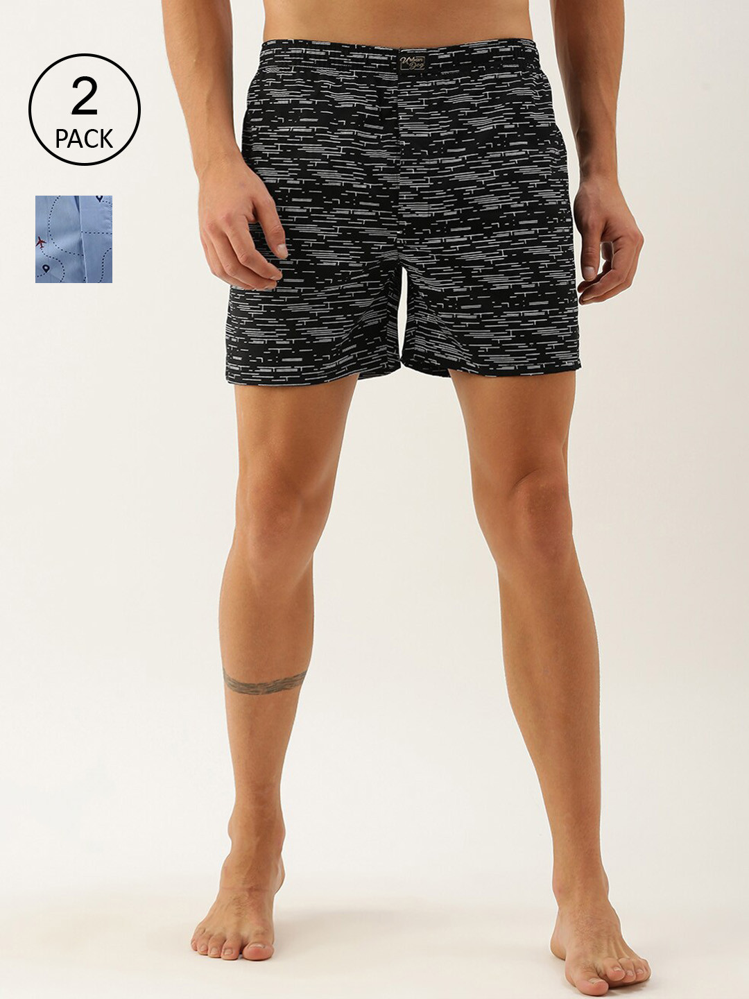 Urban Dog Men Pack Of 2 Assorted Pure Cotton Boxers UDBX301_UDBX322
Urban Dog Men Pack Of 2 Assorted Pure Cotton Boxers UDBX301_UDBX322