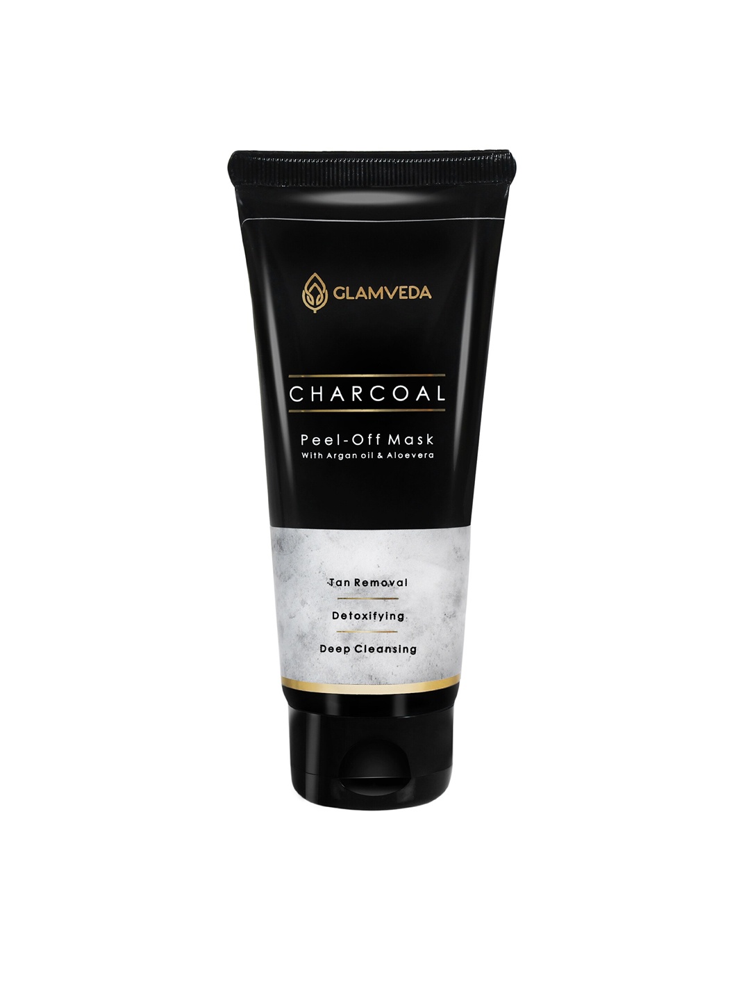 GLAMVEDA Women Black Charcoal Peel Off Argan Oil & Aloe Vera Mask
