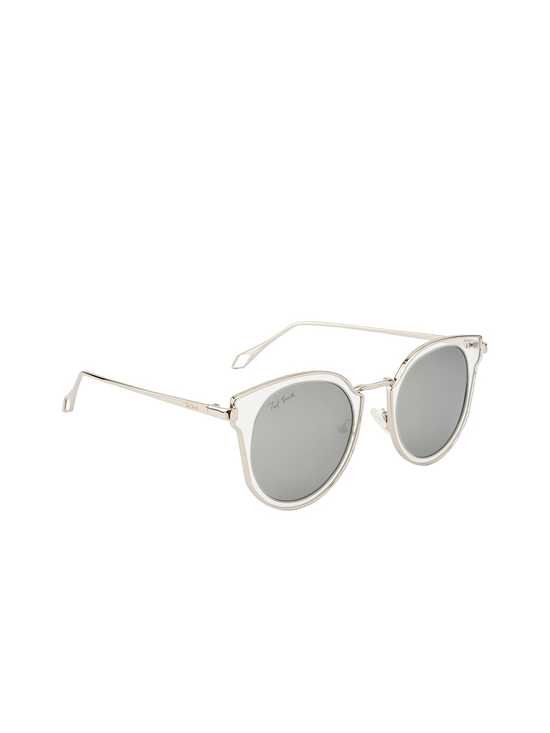 Ted Smith Women Mirrored Lens Cateye Sunglasses with Polarised Lens TSO-P0886_C4, Silver
Ted Smith Women Mirrored Lens Cateye Sunglasses with Polarised Lens TSO-P0886_C4, Silver