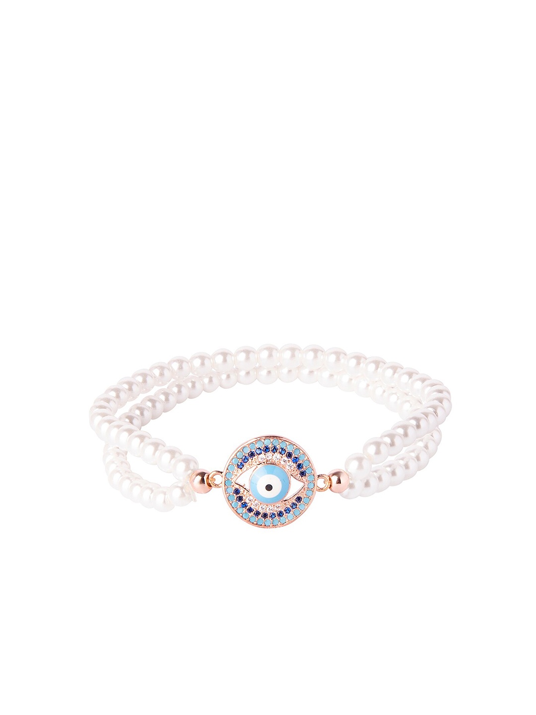 Moon Dust Women Rose Gold & White Brass Cubic Zirconia Rose Gold-Plated Charm Bracelet
Moon Dust Women Rose Gold & White Brass Cubic Zirconia Rose Gold-Plated Charm Bracelet