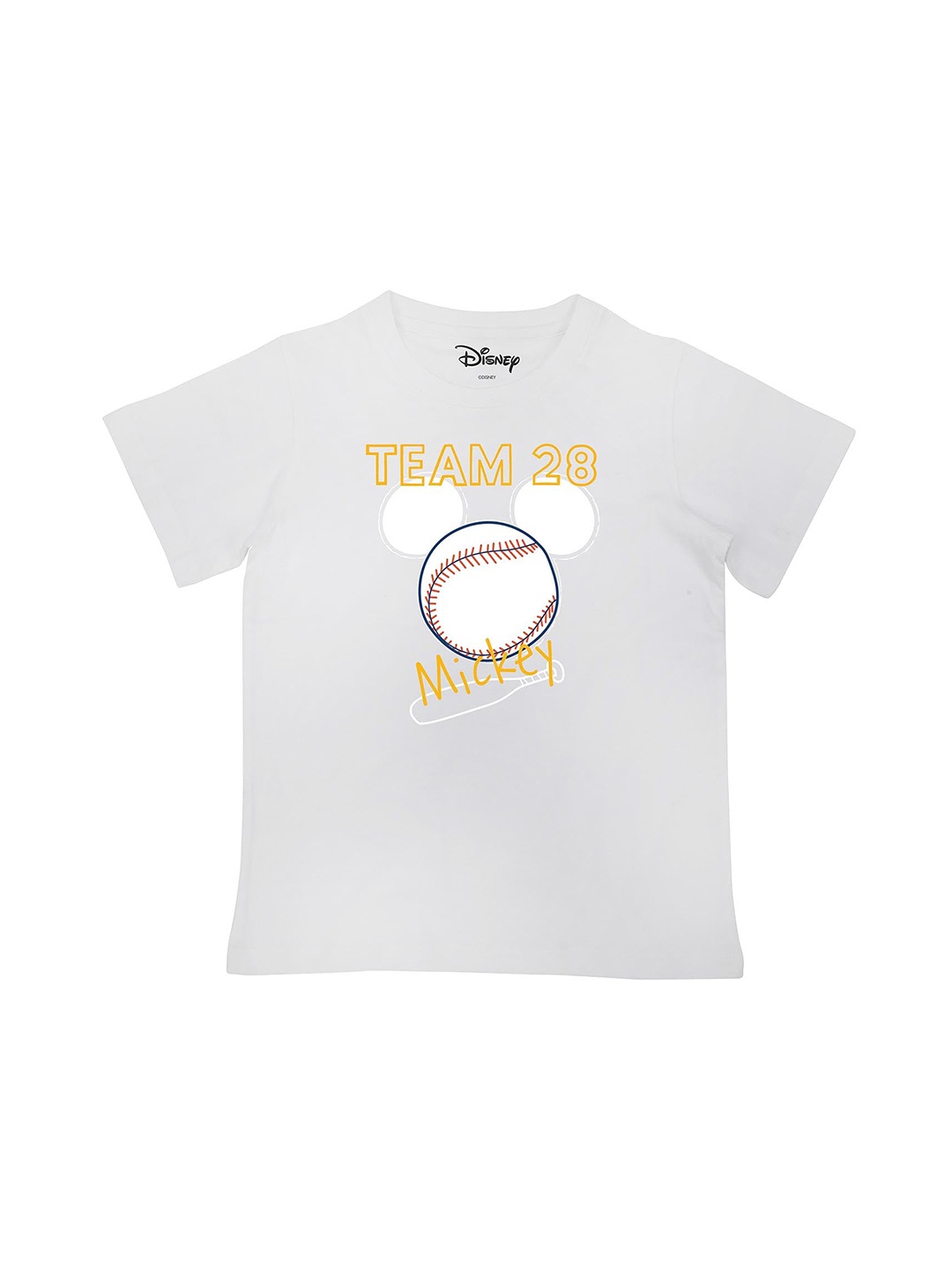 Disney by Wear Your Mind Boys White Mickey Mouse Printed Round Neck T-shirt, Off white
Disney by Wear Your Mind Boys White Mickey Mouse Printed Round Neck T-shirt, Off white