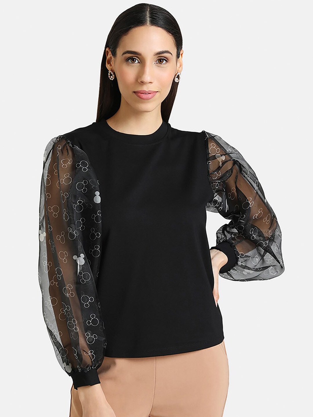 Kazo Black Regular Top