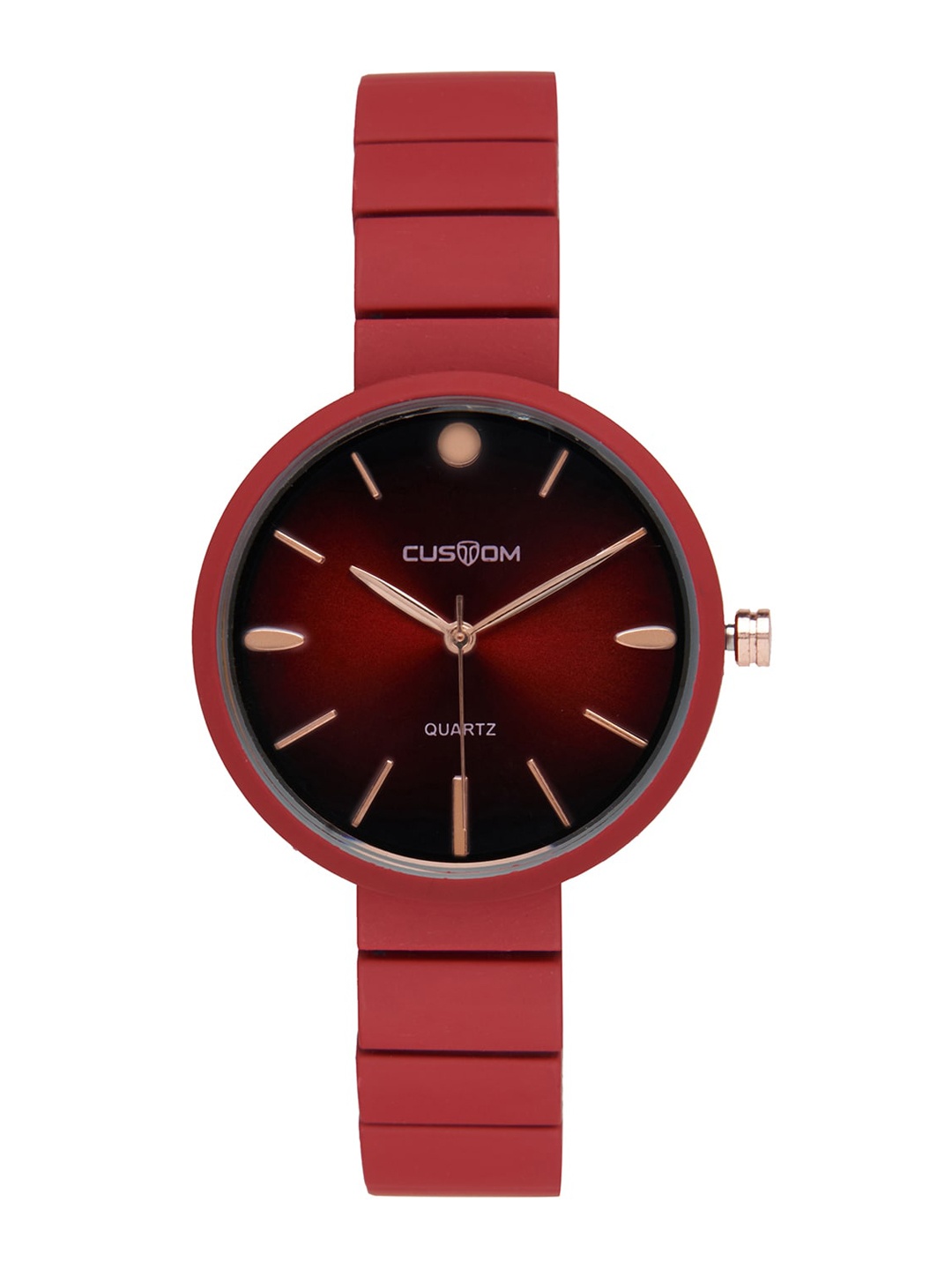 CUSTOM Women Red Embellished Dial & Red Bracelet Style Straps Analogue Watch-B 2552-B-03
CUSTOM Women Red Embellished Dial & Red Bracelet Style Straps Analogue Watch-B 2552-B-03