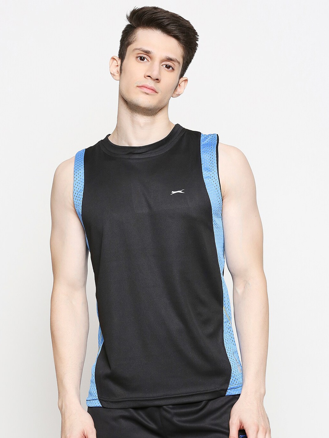 Black Panther Men Black Gym T-shirt