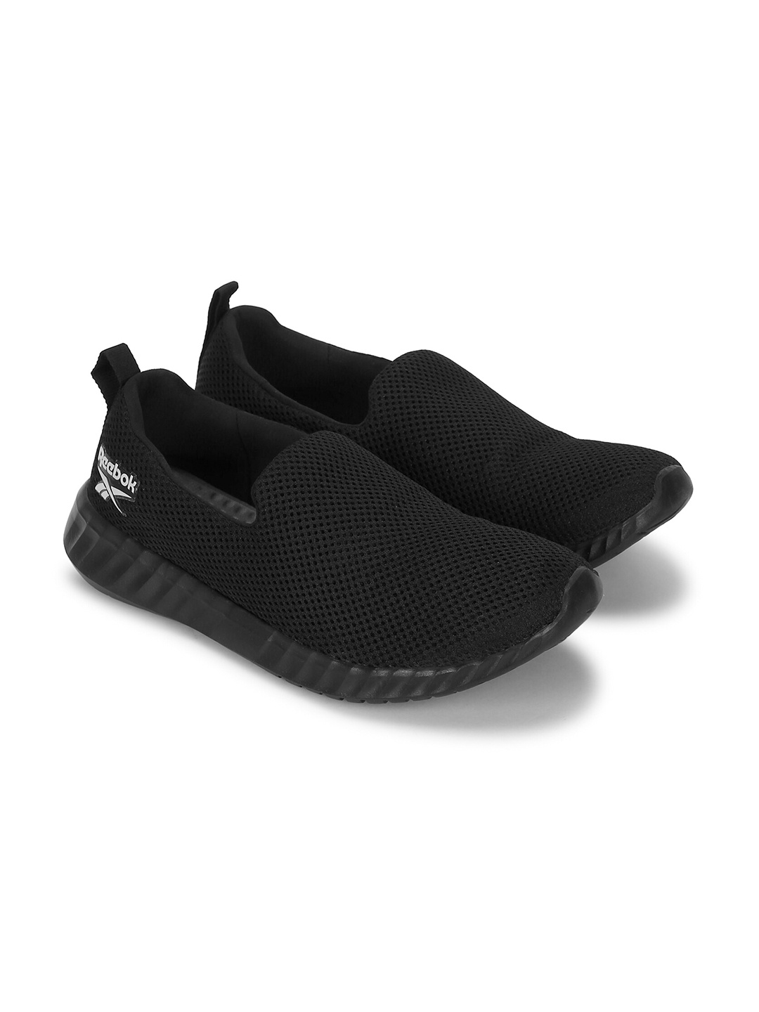 Reebok Men Black Mesh INBOUND SLIP ON Running Shoes