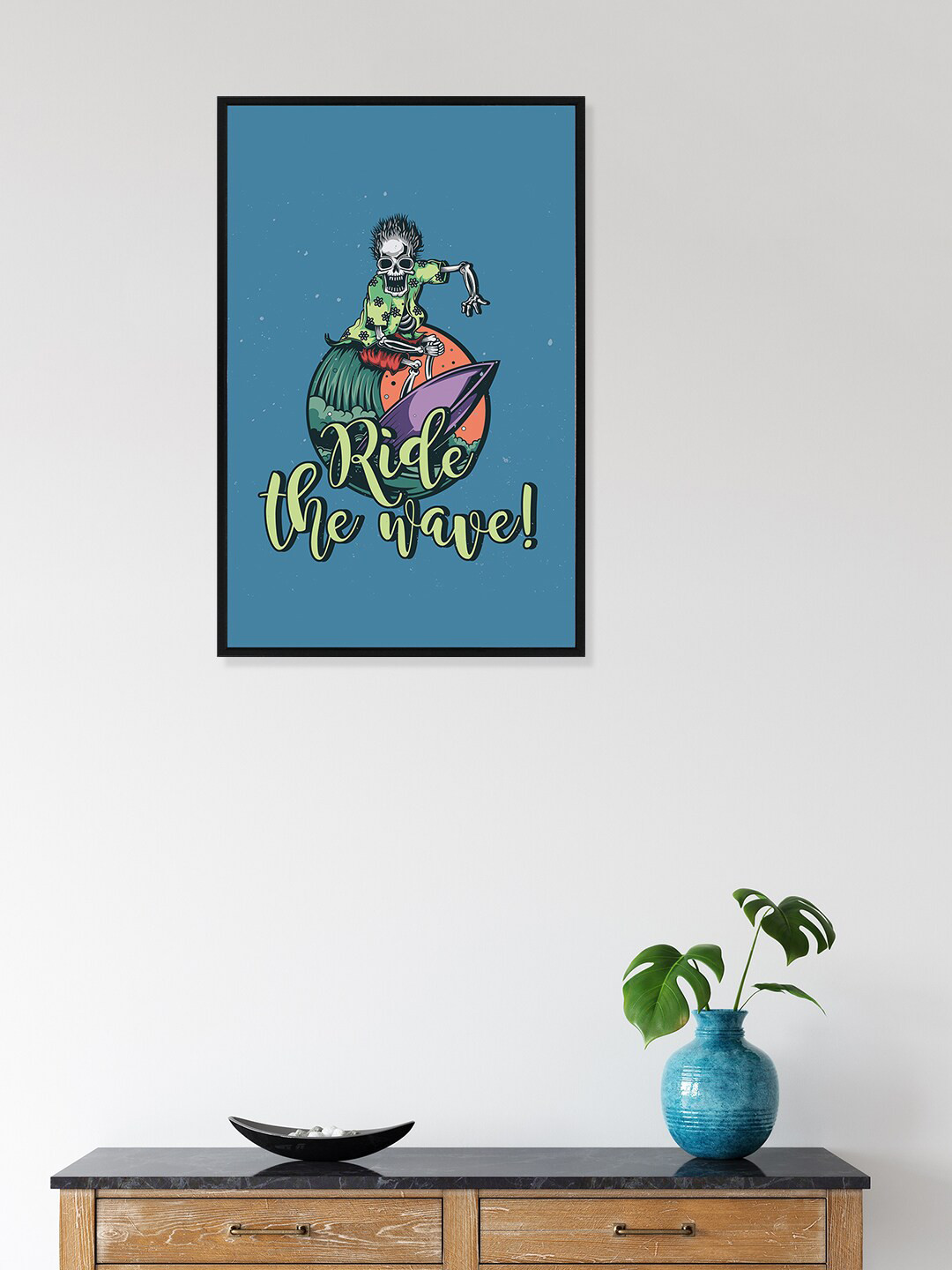 nest ART Green & Yellow Paper Plane Print Quotes Framed Wall Art, Teal 
nest ART Green & Yellow Paper Plane Print Quotes Framed Wall Art, Teal