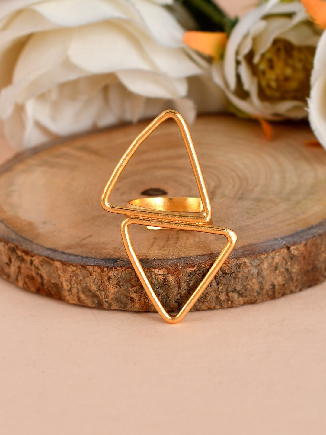 Silvermerc Designs Gold-Plated Celtic Double Triangle Handcrafted Adjustable Finger Ring
Silvermerc Designs Gold-Plated Celtic Double Triangle Handcrafted Adjustable Finger Ring