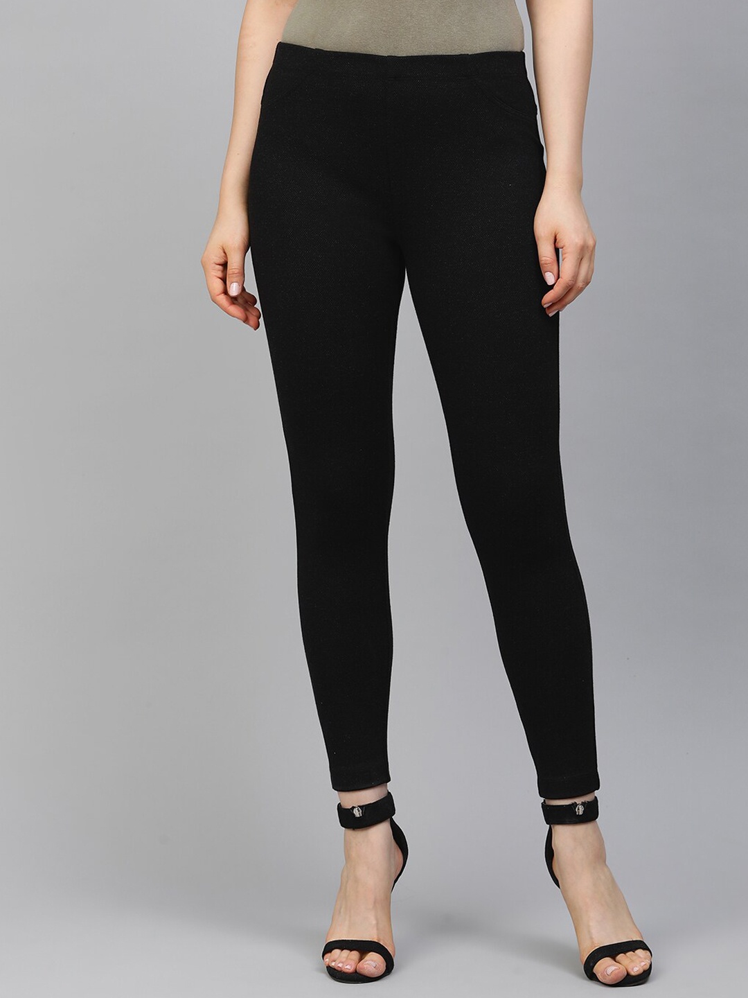 Chemistry Women Black Skinny Fit Treggings