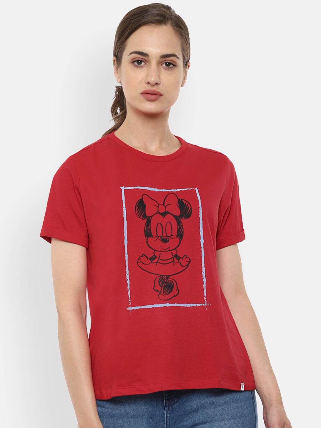 Van Heusen Woman Red Regular Top