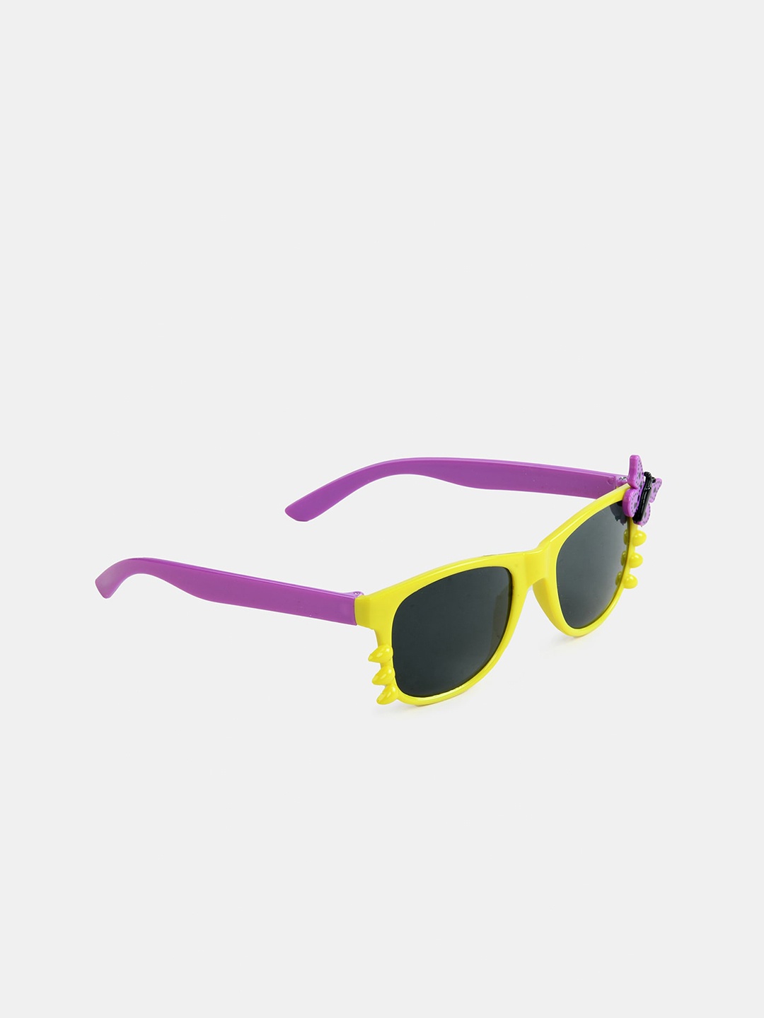 DukieKooky Girls Black Lens & Yellow Wayfarer Sunglasses with UV Protected Lens 900335