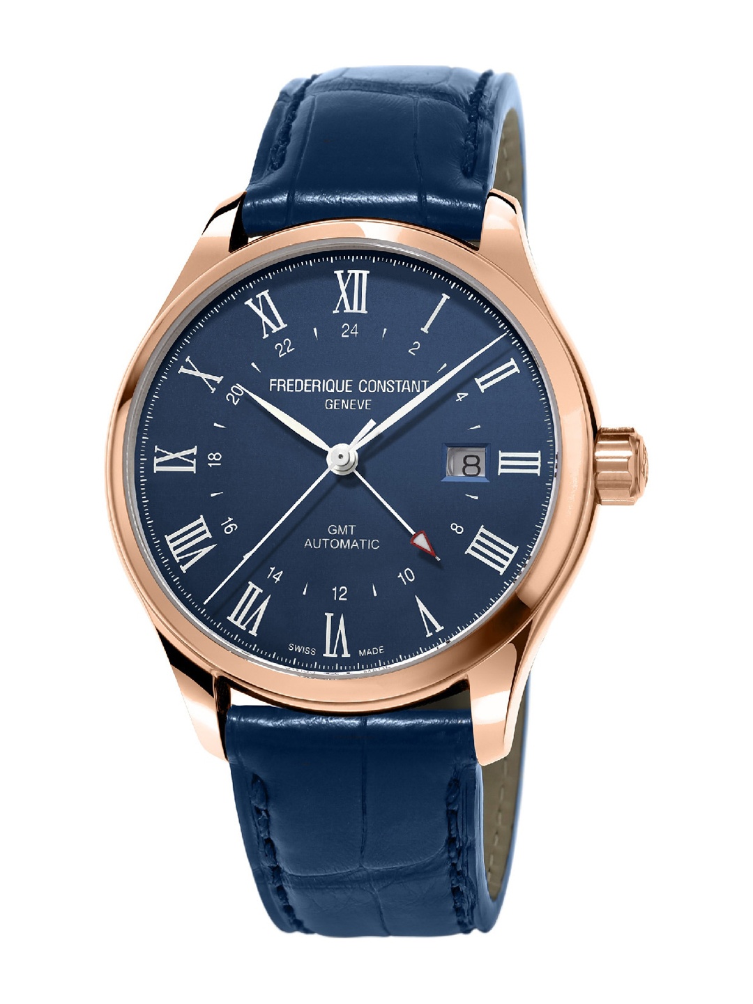 Frederique Constant Men Blue Dial & Leather Straps Automatic Motion Powered Watch
Frederique Constant Men Blue Dial & Leather Straps Automatic Motion Powered Watch