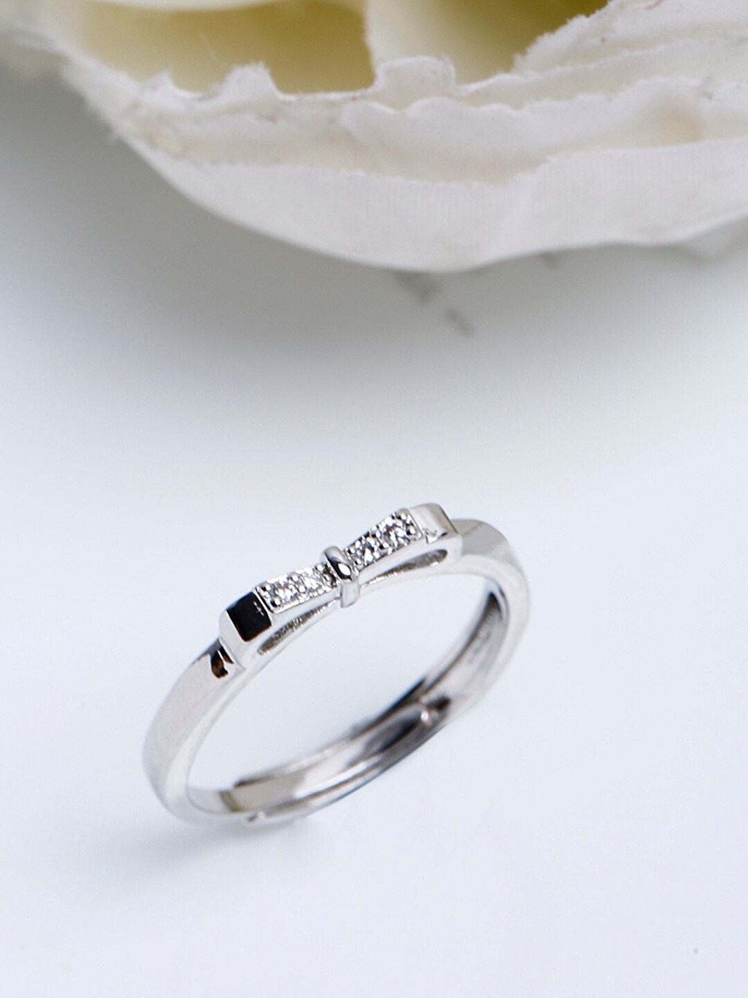 Shining Diva Fashion Women Platinum-Plated Silver-Toned Cubic Zirconia-Studded Finger Ring
Shining Diva Fashion Women Platinum-Plated Silver-Toned Cubic Zirconia-Studded Finger Ring
