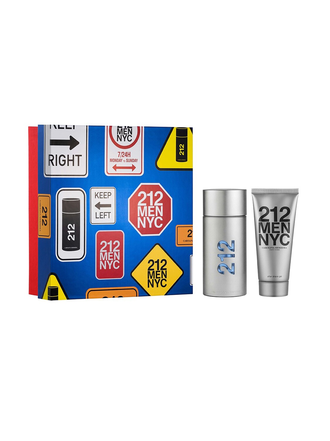 Carolina Herrera Men 212 Eau de Toilette 100ml with After Shave Gel 100ml, Transparent
Carolina Herrera Men 212 Eau de Toilette 100ml with After Shave Gel 100ml, Transparent