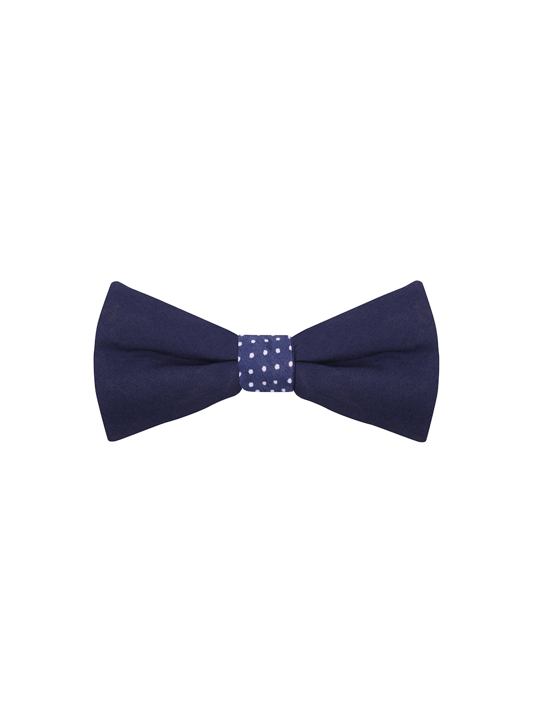 PELUCHE Men Navy Blue Printed Bow Tie