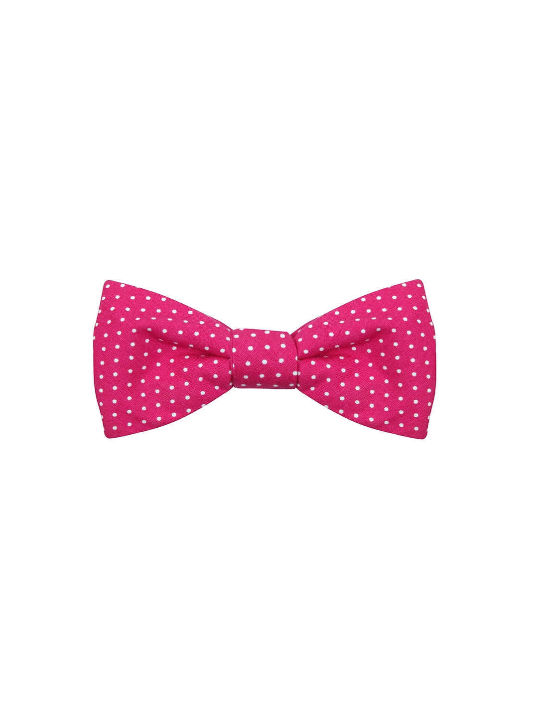 PELUCHE Men Pink & White Printed Bow Tie