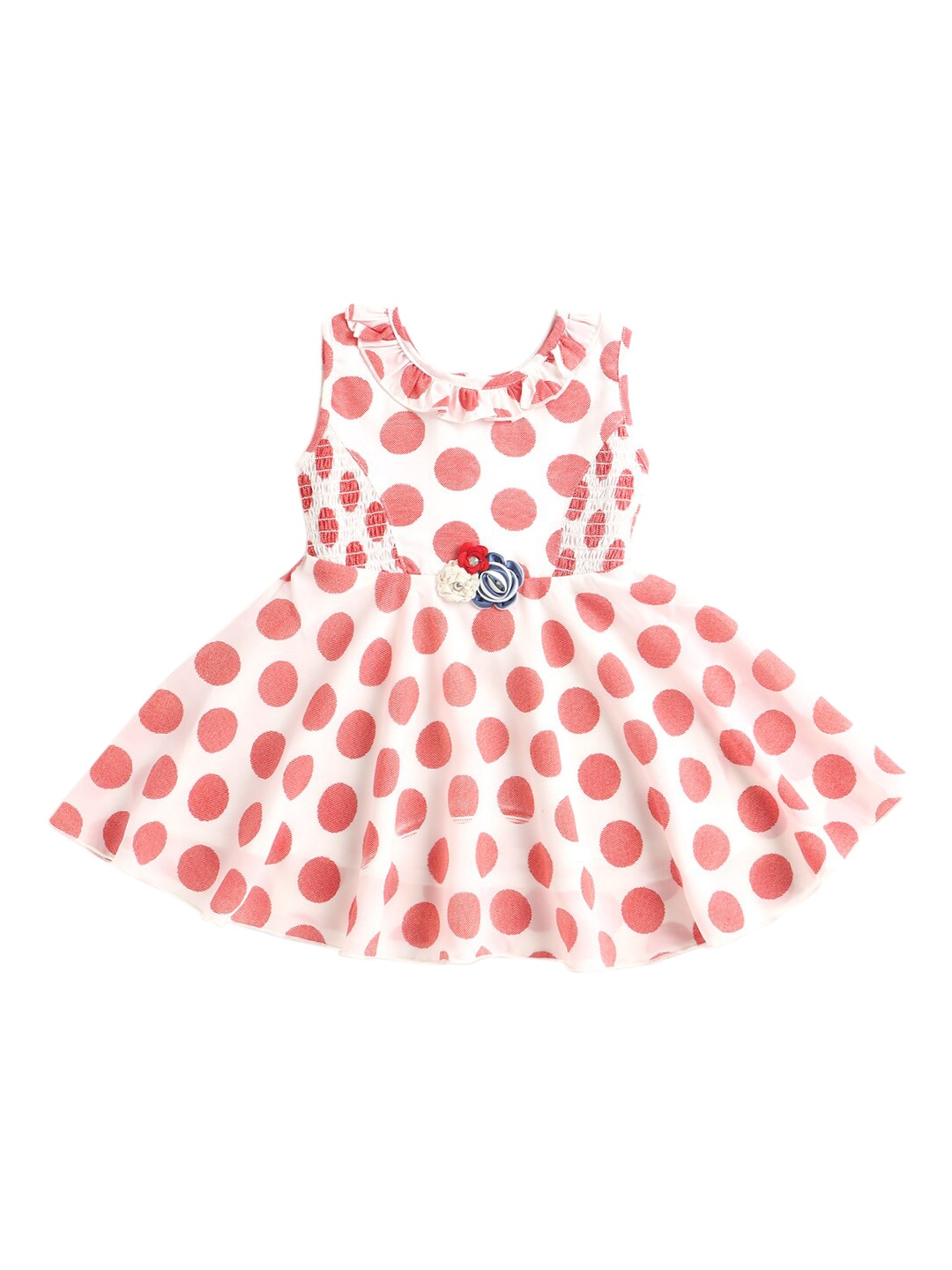 The Magic Wand Girls Peach-Coloured & White Polka Dots Printed Georgette Fit & Flare Dress
The Magic Wand Girls Peach-Coloured & White Polka Dots Printed Georgette Fit & Flare Dress