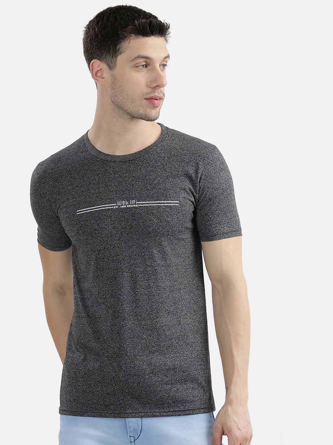 V2 Value & Variety Men Black And grey T-shirt