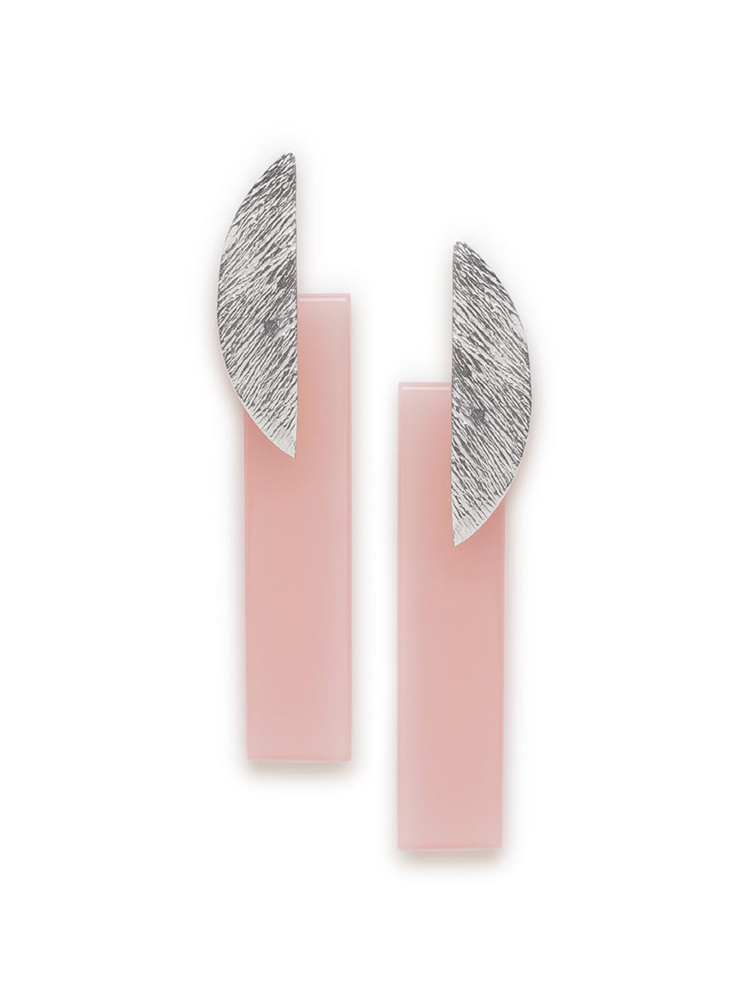 Fabindia Silver-Toned & Peach-Coloured Contemporary Drop Earrings
Fabindia Silver-Toned & Peach-Coloured Contemporary Drop Earrings