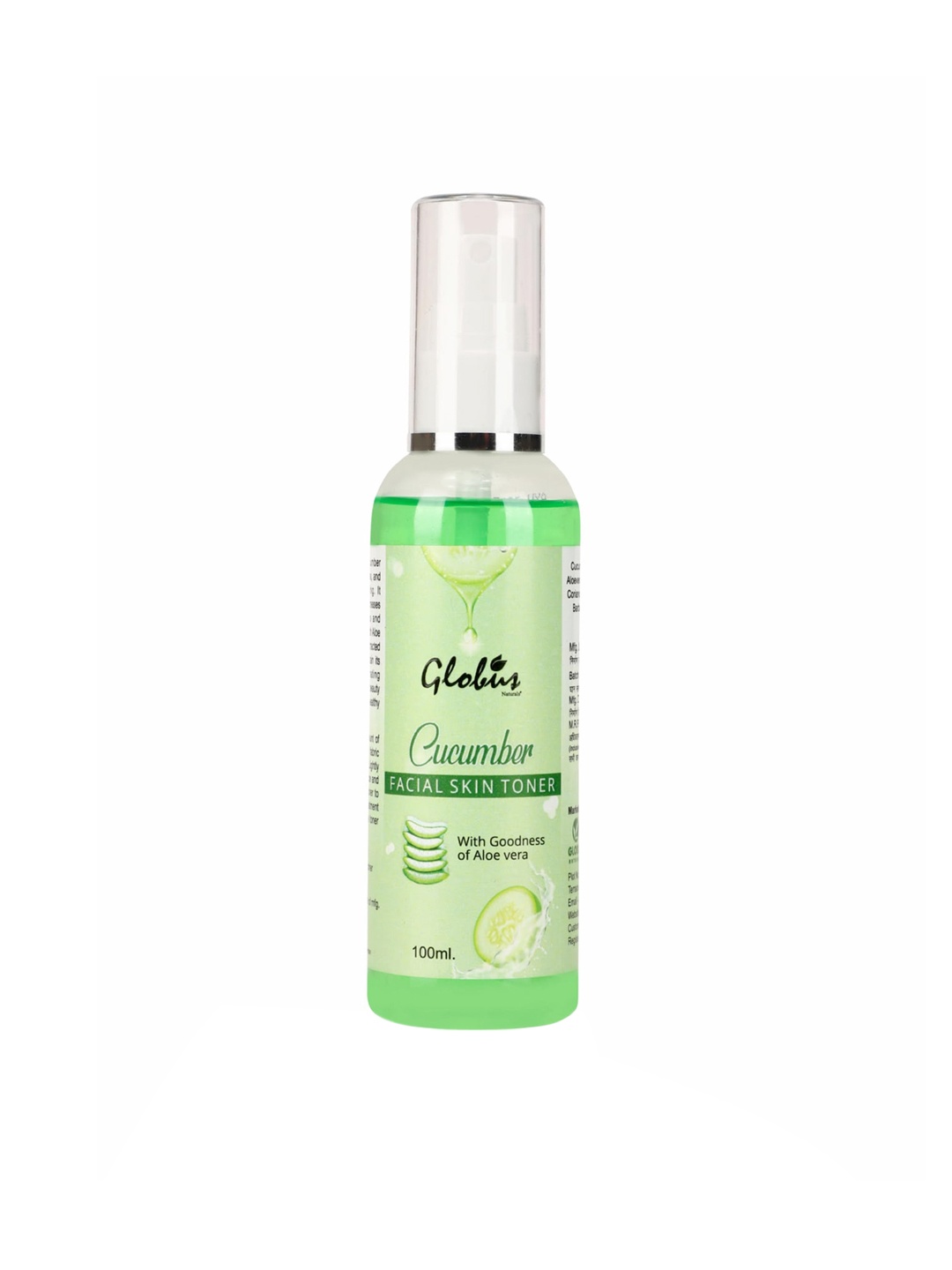 Globus Naturals Cucumber Facial Skin Toner With Goodness Of Aloe Vera Extract 100ml, Green
Globus Naturals Cucumber Facial Skin Toner With Goodness Of Aloe Vera Extract 100ml, Green