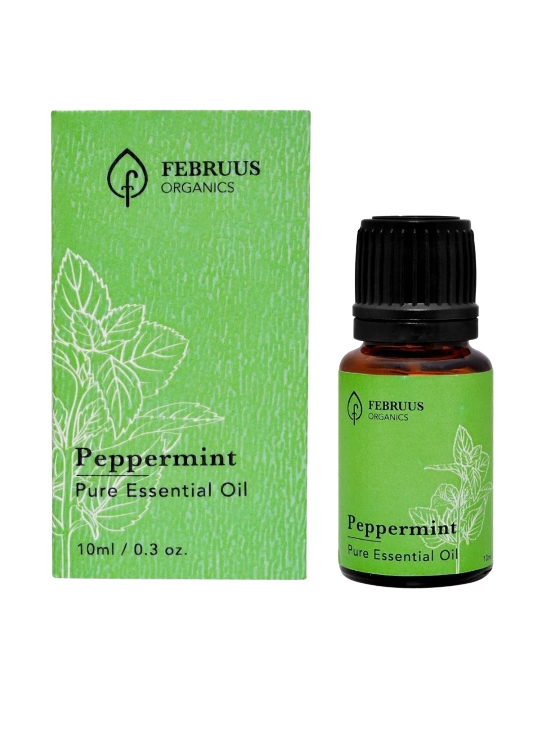 Februus Organics Transparent Peppermint Essential Aroma Oil