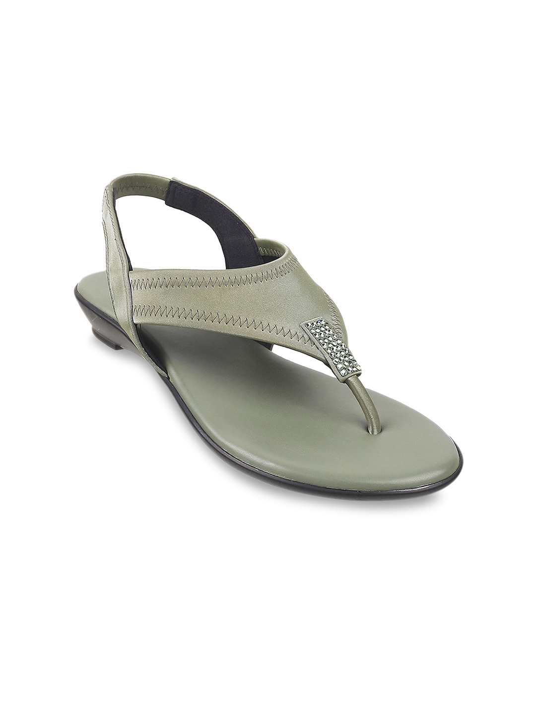 Metro Green Wedge Sandals