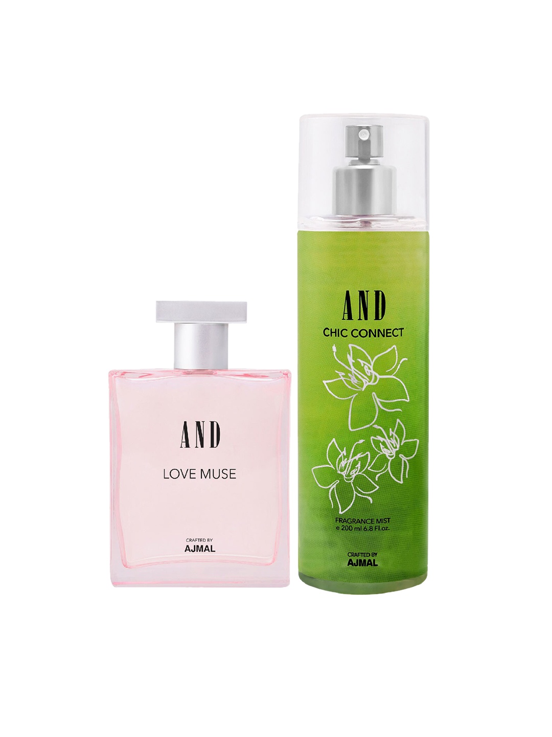 AND Women Pack Of 2 Love Muse Eau De Parfum & Chic Connect Body Mist 250ml, Multi
AND Women Pack Of 2 Love Muse Eau De Parfum & Chic Connect Body Mist 250ml, Multi