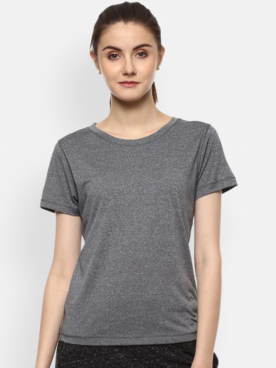 Aventura Outfitters Women Grey T-shirt