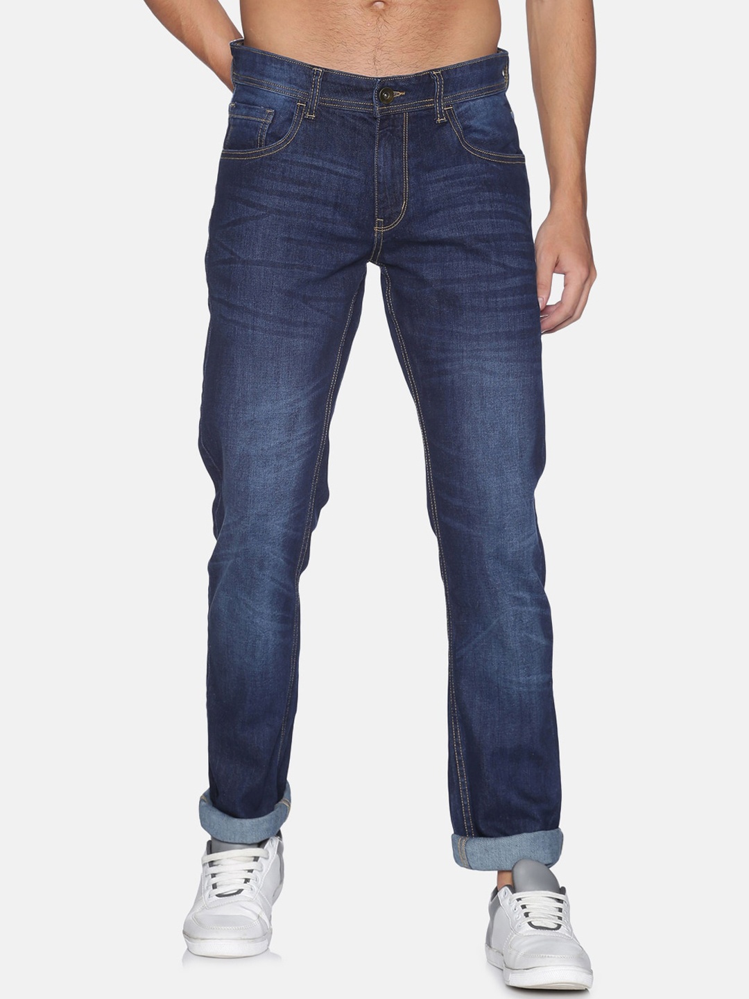 IVOC Men Blue Slim Fit Light Fade Jeans
